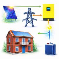 Солнечная электростанция «Дом - 4» (Независимость+Экономия)